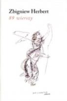 Okładka książki 89 wierszy - Zbigniew Herbert