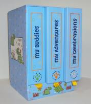 Okładka książki Albumy na zdjęcia dla chłopca w pudełku