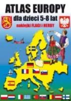 Okładka książki Atlas Europy dla dzieci 5-8 lat