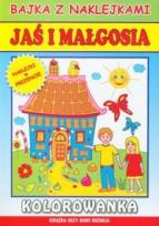 Okładka książki Bajka z naklejkami - Jaś i Małgosia Literat