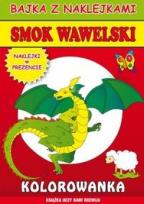 Okładka książki Bajka z naklejkami - Smok Wawelski Literat
