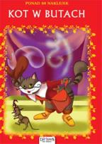 Okładka książki Bajki z naklejkami. Kot w butach