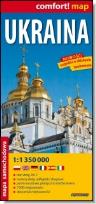 Okładka książki Comfort!map Ukraina 1:1 350 000