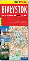 Okładka książki Euromapa Białystok. plan miasta 1:20 000