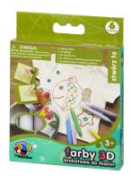 Okładka książki Farby 3D brokatowe do tkanin 6 szt.