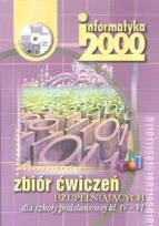 Okładka książki Informatyka 2000 4-6 ćw. CD GRATIS CZARNY KRUK