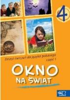 Okładka książki J. Polski SP 4 Okno na świat ćwiczenia cz. 1