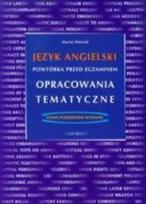 Okładka książki Język angielski powtórka przed egzaminem opracowania tematyczne