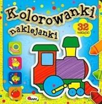 Okładka książki Kolorowanki, naklejanki. 32 naklejki