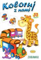 Okładka książki Koloruj z nami. Zabawki PASJA