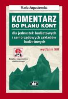 Okładka książki Komentarz do planu kont