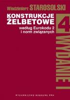 Okładka książki Konstrukcje żelbetowe według Eurokodu 2 i norm związanych t.4 z płytą CD