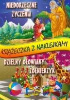 Okładka książki Książeczka z naklejkami - Niedorzeczne życzenia