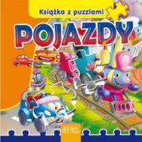 Okładka książki Książka z puzzlami - Pojazdy