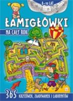 Okładka książki Łamigłówki na cały rok. 365 krzyżówek, zgadywanek