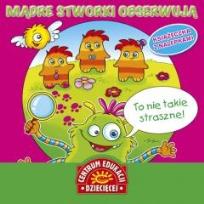 Okładka książki Mądre stworki obserwują. Książka z nalepkami