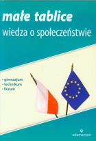 Okładka książki Małe tablice Wiedza o społeczeństwie