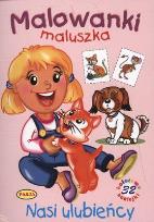 Okładka książki Malowanki maluszka - Nasi ulubieńcy PASJA