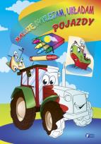 Okładka książki Maluje, naklejam, układam - pojazdy FENIX