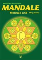Okładka książki Mandale literowe - część II (litery pisane)