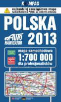 Okładka książki Mapa sam. Polski dla profesjonalistów 2013