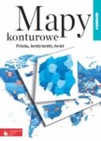 Okładka książki Mapy konturowe - Geografia w.2012 PWN