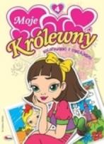 Okładka książki Moje królewny 4. Kolorowanki z naklejkami