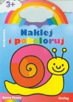 Okładka książki Naklej i pokoloruj Niebieska