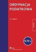 Okładka książki Ordynacja podatkowa