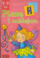Okładka książki Piszę i naklejam 5-7 lat LITERKA