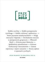 Okładka książki Przepisy 2012