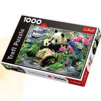 Okładka książki Puzzle 1000 Panda TREFL