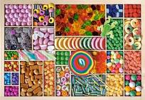 Okładka książki Puzzle 1000 Słodycze CASTOR