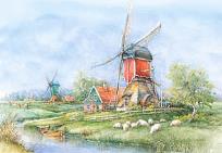 Okładka książki Puzzle 1000 Wieś W Holandii CASTOR