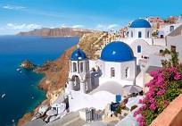 Okładka książki Puzzle 1500 Santorini - Grecja CASTOR