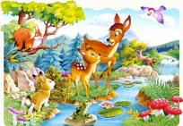 Okładka książki Puzzle 20 maxi - Bambi w.2012 CASTOR