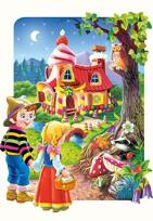 Okładka książki Puzzle 20 maxi - Jaś i Małgosia w.2012 CASTOR