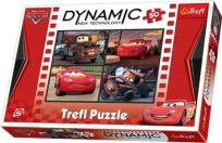 Okładka książki Puzzle 50 Dynamic Auta TREFL