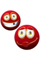 Okładka książki Puzzle Face Ball - czerwona TREFL