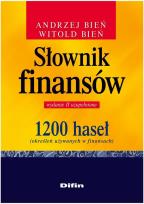 Okładka książki Słownik finansów