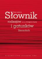 Okładka książki Słownik rodzajów i gatunków literackich