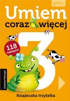 Okładka książki Umiem coraz więcej Książeczka trzylatka