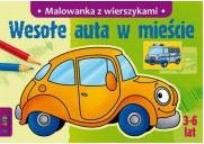 Okładka książki Wesołe auta w mieście LITERKA