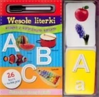 Okładka książki Wesołe literki. Książka z kolorowymi kartami