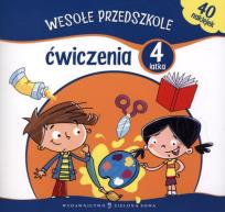 Okładka książki Wesołe przedszkole. Ćwiczenia 4-latka