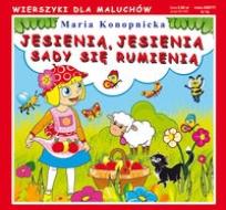 Okładka książki Wierszyki Jesienią, jesienią sady się ...