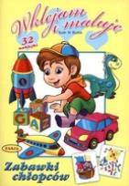 Okładka książki Wklejam i maluję - Zabawki chłopców