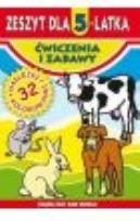 Okładka książki Zeszyt dla 5-latka. Ćwiczenia i zabawy Literat