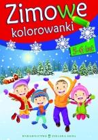 Okładka książki Zimowe kolorowanki 5-6