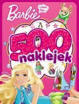 Okładka książki 500 naklejek. Barbie